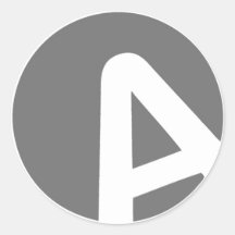 A. ROUND STICKER