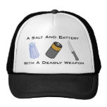 A Salt And Battery With A Deadly Weapon Mesh Hat