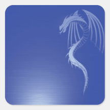A Shadow Dragon 5 Square Stickers