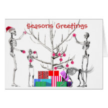 A Skeleton Christmas Cards