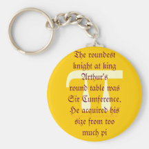 "A slice of pi" Key Chain