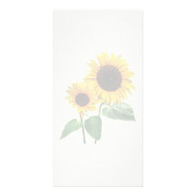 A Sunflower Mummy's Love Customized Photo Card