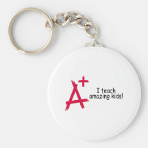 A+ Teacher Keychain