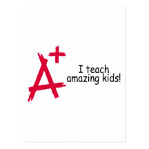 A+ Teacher Postcards