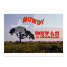 A Texas Howdy! Post Card