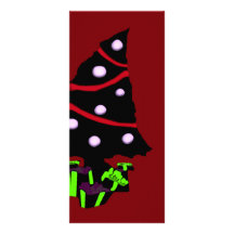 A Very Gothy Christmas Rack Card Design