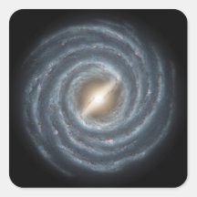 A view of our own Milky Way Galaxy Sticker