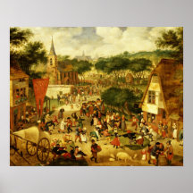 A Village Fair Print