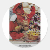 a virtuous woman stickers