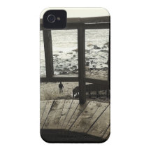 A Walk on the Beach iPhone 4 Cases