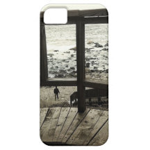 A Walk on the Beach iPhone 5 Cover