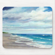 A Walk on the Beach Mousepads