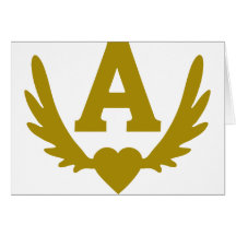 A-Winged-Heart.png Greeting Cards