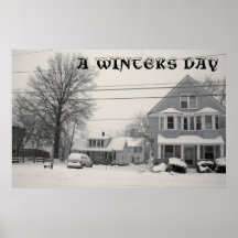 A WINTERS DAY poster