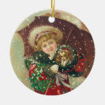 A Wintry Day by Grey Lithograph Company Christmas Tree Ornaments
