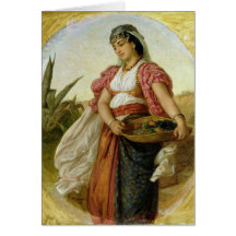 A Woman from Algiers, 1871 Greeting Cards
