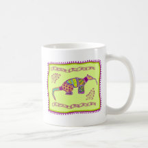 Aardvark Quilt Coffee Mug