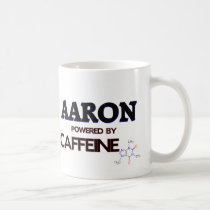 Aaron powered by caffeine mugs