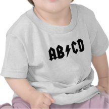 AB/CD Baby Shirt