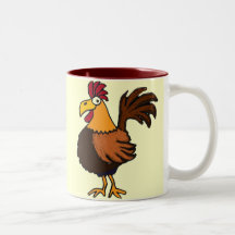 AB- Funky Rooster Mug