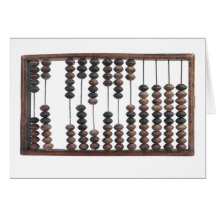 abacus greeting card