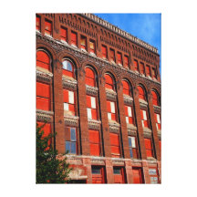 Abandoned building gallery wrapped canvas