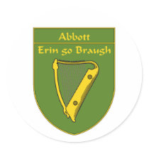 Abbott 1798 Flag Shield stickers