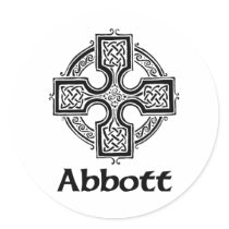 Abbott Celtic Cross stickers