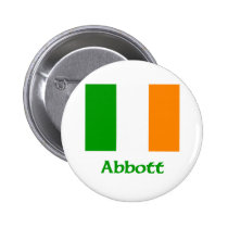 Abbott Irish Flag buttons