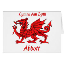 Abbott Welsh Dragon cards