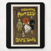 Abbotts Phit-eesi, Boots and Shoes Mousepads