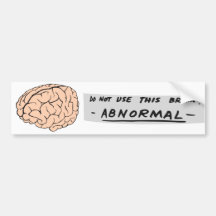 Abby Normal Bumper Stickers