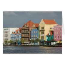 ABC Islands, CURACAO, Willemstad: Harborfront 2 Card