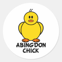Abingdon Virginia Chick Sticker