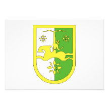 Abkhazia Coat of Arms Invitation
