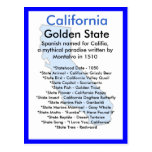 About California Postcard