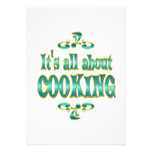 ABOUT COOKING CUSTOM INVITATIONS