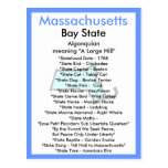 About Massachusetts Postcard
