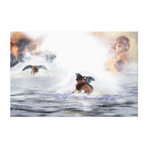 About My Sorrow by lgolson Stretched Canvas Prints