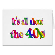 About the 40s greeting card