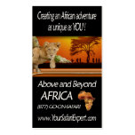 Above and Beyond AFRICA & ARCTIC Bus. Card Business Cards