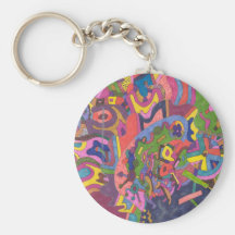 Above the Storm, original abstract art Keychains