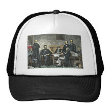Abraham Lincoln and His Cabinet Mesh Hats