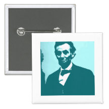 Abraham Lincoln Pop Art Pinback Button
