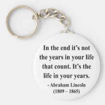Abraham Lincoln Quote 2a Keychains