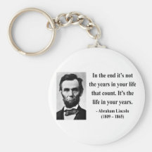 Abraham Lincoln Quote 2b Keychain