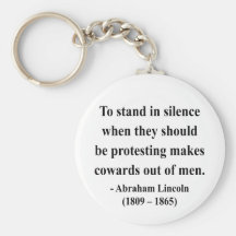 Abraham Lincoln Quote 8a Key Chain