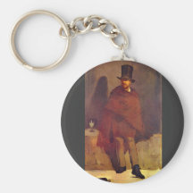 Absinthe Drinker by Edouard Manet Keychain
