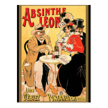 Absinthe Leon Post Card