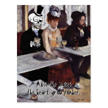 'Absinthe (Makes the Heart Grow Fonder)' Postcard